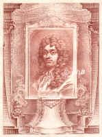 Huygens (Hugenius), Christian, 1629 - 1695, Den Haag, im Haag, Physiker, Mathematiker., Portrait, CRAYONMANIER von 2 Platten gedruckt:, [Jean Charles Francois sc.,  um 1760]