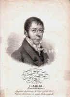 Cordier, Pierre Louis Antoine, 1777 - 1861, Abbeville, , Franzsischer Geolge, Mineraloge.  Dir d Mus hist natur  ??..., Portrait, LITHOGRAPHIE:, Jul. Boilly lith. 1822.