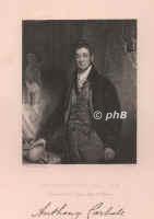 Carlisle, Anthony, 1768 - 1840, , , Englischer Chirurg., Portrait, STAHLSTICH:, Shee pinx. –  H. Robinson sc.  [um 1850]