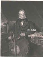 Scott, Sir Walter, 1771 - 1832, Edinburgh, Abbotsfortd, Schottischer Dichter., Portrait, KUPFERSTICH:, T. Lawrence pinx.   J. Horsburgh sc.