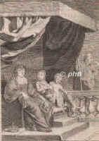 FRANKREICH: Anna von sterreich (Anne d'Autriche), Knigin von Frankreich und Navarra, geb. Infantin von Spanien, 1601 - 1666, Valladolid, Paris, Regentin 164351. lteste Tochter von Knig Philipp III. von Spanien (15781621) u. Margaretha von sterreich (15841611); vermhlt 1615 mit Knig Ludwig XIII. von Frankreich (16011643).  Mutter von Knig Ludwig XIV. (16381715)., Portrait, KUPFERSTICH:, [Petrus] Daret sc.  [1643]