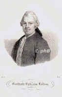 Lessing, Gotthold Ephraim, 1729 - 1781, Kamenz (Oberlausitz), Braunschweig, Dichter, Kritiker und Kunstschriftsteller, Verf. des 