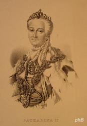 RUSSLAND: Katharina (Yekaterina) II. 