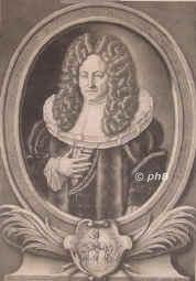 Grundherr, Carl Sigismund, 1646 - 1705, , , Senator und Scholarch in Nrnberg., Portrait, SCHABKUNST:, J. D. Preisler pinx.   Georg Kilian sc.