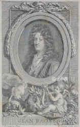 Racine, Jean, 1639 - 1699, La Ferte-Milon bei Soissons, Paris, Französischer Dichter, seit 1677 Hofhistoriograph., Portrait, KUPFERSTICH:, J. B. Santerre pinx.  –  Savart sc. 1772.