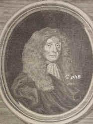 Le Grand, Ant., um 1610 - 1690, , , Philosoph, Schüler Descartes, Naturwissenschaftler., Portrait, KUPFERSTICH:, Joan Alexander Boener sc. Norib.