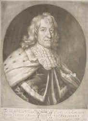 Radnor, John Earl of, Baron Roberts of Truro, 1606 - 1685, , , Lord president of the council., Portrait, MEZZOTINTO:, G. Kneller pinx.   R. White exc.