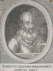 Roubaix, Robert de Melun, marquis de,  - 1585, , , Sdniederlndischer Militr, gefallen bei der Verteidigung Antwerpens, Portrait, KUPFERSTICH:, ohne Adresse, 17. Jh.