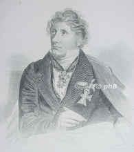 Klenze, Leo von, 1784 - 1864, Bockenem bei Hildsheim, , Architekt. 1810 Hofbaudirektor in Kassel, 1815 in Mnchen., Portrait, STAHLSTICH:, A. Duncan sc.  [um 1850]