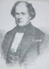 Maury, M. F.,   - , , , Direktor des Nationalobservatoriums zu Washington., Portrait, HOLZSTICH:, A. N[eumann] del. [um 1855]