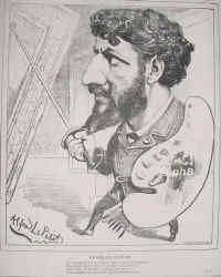 Duran, Carolus Augustus, 1837 - , Lille, , Französischer Maler, Naturalist, erhielt 1879 die Ehrenmedaille des Salons., Portrait, LITHOGRAPHIE:, Alfred Le Petit gez. –  Yves et Barret sc.