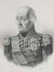 Moncey, Bon Adrien Jeannot de, Duc de Conegliano, 1754 - 1842, , , Marschall von Frankreich., Portrait, KUPFERSTICH:, Durupt pinx. –  Gouttiere sc.  [ca. 1830]