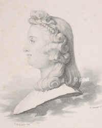 Lamartine, Mme. de (mre),   - , , , [ in Bearbeitung ], Portrait, KUPFERSTICH:, T. Richomme del.   E. Conquy sc.  [um 1830]