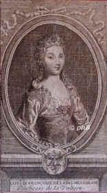 Lavallire, Louise Francoise de la Baume le Blanc, duchesse de, 1644 - 1710, , , Geliebte Ludwigs XIV., Portrait, KUPFERSTICH der Zeit:, ohne Adresse