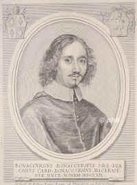 Buonnacorsi, Buonaccorso,  - 1678, , , Kardinal 1669. Generalschatzmeister., Portrait, KUPFERSTICH:, Ferdinand Vout pinx.   Alb. Clowet sc.