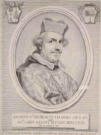 Celsi, Angelo,  - 1671, , , Kardinal 1664. Auditor of the Sacred Roman Rota.., Portrait, KUPFERSTICH:, Gio. Bat. Gaulli pinx.   A. Clowet sc.
