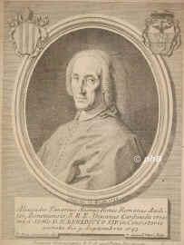 Tanara, Alessandro,  - 1754, , , Kardinal 1743. Auditor of the Sacred Roman Rota., Portrait, KUPFERSTICH:, Jo. Dom. Campiglia del.   P. Anton. Pazzi sc.