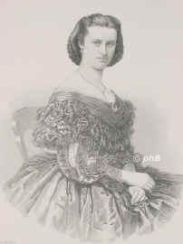 Alvsleben-Otto, Melitta, 1844 - 1884, , , Opernsngerin., Portrait, STAHLSTICH:, H. Krone phot.   Weger sc.
