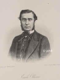 Ollivier, Emile, 1825 - , , , Franzsischer Minister., Portrait, STAHLSTICH:, Weger sc.