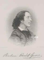 Viardot-Garcia, Pauline, 1821 - , Paris, , Opernsngerin. Schlerin von Liszt und ihres Vaters Manuel del Popolo Vincente Garcia (*1775-1832)., Portrait, STAHLSTICH:, Weger sc.