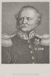 Dwernicki, Joseph, 1779 - 1857, Warschau, Warschau, Polnischer General., Portrait, PUNKTIERSTICH:, ohne Adresse, um 1840