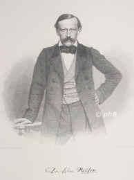 Hoefer, Edmund, 1819 - 1882, Stuttgart, Stuttgart, Novellist., Portrait, STAHLSTICH:, Weger sc.