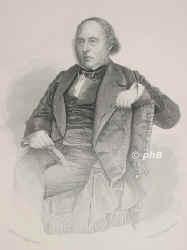 Hill, Sir Rowland, 1795 - 1879, , , Reformator des engl. Postwesens., Portrait, STAHLSTICH:, A. Weger sc.