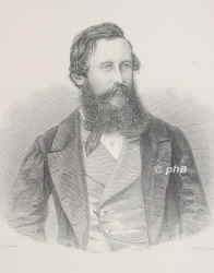 Speke, John Hanning, 1827 - 1864, Jordans bei Ilchester (Somerset), bei Bath, Englischer Reisender u. Entdecker des Nilursprungs., Portrait, STAHLSTICH:, Weger sc.