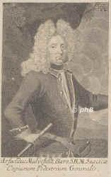 Mardefelt, Arwid Axel,   - 1708, , , Schwedischer General der Infanterie., Portrait, KUPFERSTICH:, [Martin Bernigeroth sc.]