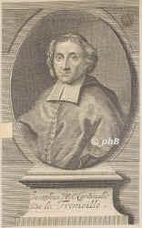 Tremoille, Joseph-Emmanuel de la,  - 1720, , , Kardinal 1706. Auditor of the Sacred Roman Rota., Portrait, KUPFERSTICH der Zeit:, ohne Adresse