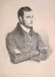 Delaroche, Paul (eig. Hippolyte), 1797 - 1856, Paris, Paris, Franzsischer Historien- und Portrtmaler., Portrait, LITHOGRAPHIE:, Gigoux del.   Lith de Kaep[mann? ] & Co.