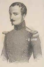 Lelivre, Hilaire, 1800 - 1851, , , Franzsischer Offizier, der Verteidiger von Mazagran (Algerien) gegen Abd-el-Kader., Portrait, STAHLSTICH:, Richter sc.