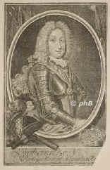 PORTUGAL: Johann (Joao) V., Knig von Portugal, 1689 - 1750, Lissabon, Lissabon, Regent 17061750. Sohn und Nachfolger von Knig Peter (Pedro) II. (16481706) u. Maria Francisca von SavoyenNemours (16461683); vermhlt 1708 mit Erzherzogin Maria Anna von sterreich (16831754), Tochter von Kaiser Leopold I.  Baute zahlreiche Kirchen u. Klster (Mafra), erhielt vom Papst den Titel 