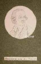 Noot, Heinrich van der, 1750? - 1817?, , , Belgischer Politiker. ? Gegner Joseph II.  - ...in Belgien?? ##, Portrait, KUPFERSTICH in Linienmanier:, ohne Adresse