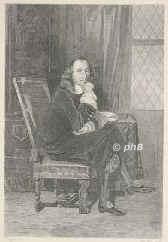 Corneille, Pierre, 1606 - 1684, Rouen, Paris, Franzsischer Dramatiker., Portrait, STAHLSTICH:, J. Gigoux pinx.   G. Levy sc.  [um 1850]