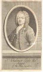 Ogle, Chaloner, Baronet,  - 1750, , , Admiral of the Blue Squadron., Portrait, KUPFERSTICH:, J. M. B[ernigeroth] sc.