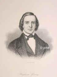 Young, Brigham, 1801 - 1877, , , Haupt der Mormonen., Portrait, STAHLSTICH:, A. Weger sc.
