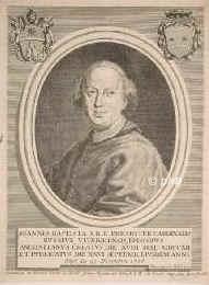 Bussi, Giovanni Battista,  - 1726, , , Erzbischof–Bischof von Ancona. Kardinal 1712., Portrait, KUPFERSTICH:, Hieron. Rossi inci.