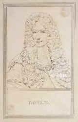 Boyle, Robert, 1627 - 1691, Lismore Castle, London, Irischer Chemiker und Physiker. 1654 in Oxford, seit 1668 in London.  Begrnder der Chemie als Wissenschaft., Portrait, RADIERUNG:, ohne Adresse, um 1800