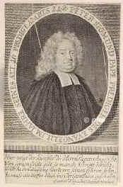 Pape, Peter Sigismund, 1666 - , , , Pastor in Berlin., Portrait, KUPFERSTICH der Zeit:, ohne Adresse