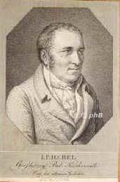 Hebel, Johann Peter, 1760 - 1826, Basel, Schwetzingen, Dichter. Lrrach, Karlsruhe., Portrait, RADIERUNG:, Fr. Mller ad viv. del et sc.