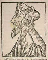 Huss, Johannes (Jan Hus), um 1370 - 1415, Husinec (Südböhmen), Konstanz [verbrannt], Böhmischer Reformator. 1398 Lehrer an der Prager Universität., Portrait, HOLZSCHNITT:, ohne Künstleradresse