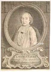 Fleury, Claude, 1640 - 1723, , , Franzsischer Pdagoge und Kirchenhistoriker, Prinzenerzieher, Beichtvater Ludwig XV., Portrait, KUPFERSTICH:, J. L. [P.] Kaltenhofer sc. Gttingae.