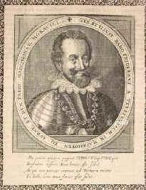 Teuffenbach (Tieffenbach), Friedrich Freiherr von, 1585 - 1621, , Innsbruck [enthauptet], General der mhrischen Stnde., Portrait, KUPFERSTICH:, [Merian sc.]