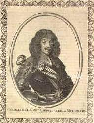 La Porte-Melleraie, Charles de,   - , , , Marschall von Frankreich. 1640., Portrait, KUPFERSTICH:, [Aubry sc.]
