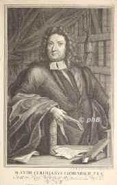 Eschenbach, Andreas Christoph, 1663 - 1722, , , Theologe und Philologe. Professor in Nürnberg., Portrait, KUPFERSTICH:, J. A. Delsenbach ad viv. del. et sc. 1716.