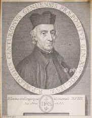 Centurione, Aloysius,  - , Genua(?), , Jesuit. Ordensgeneral. 1755 erwählt., Portrait, KUPFERSTICH:, L. A. Faldoni sc.