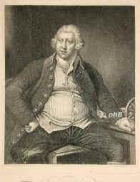 Arkwright, Sir Richard, 1732 - 1792, Preston (Lancashire), Cromford, Englischer Mechaniker und Erfinder, ursprüngl. Barbier. Konstruierte 1768 die Baumwoll-Spinnmaschine., Portrait, STAHLSTICH:, Nordheim sc. Um 1850