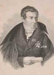 Schlegel, August Wilhelm von, 1767 - 1845, Berlin, Bonn, Dichter, Kritiker, Sprachforscher. Professor in Jena, Berlin, Bonn., Portrait, STAHLSTICH:, P. Busch del. –  Carl Mayer sc.