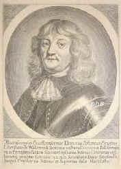Wallenrodt, Johann Ernst Freiherr von,   - 1688, , , Kurschs. Feldmarschall, Sachsen-Lauenburgischer Kanzler., Portrait, KUPFERSTICH:, [Merian sc.]